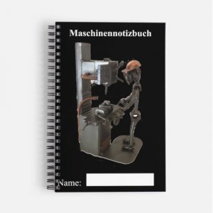 Maschinen Notizbuch